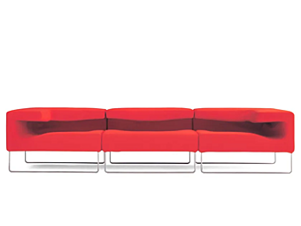 Модульный секционный диван с низкой посадкой из ткани MOROSO Lowseat 04Q/001 фабрика Moroso из Италии