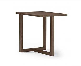 Деревянный квадратный кофейный столик MISURAEMME Hill HLQB1L фабрика MisuraEmme из Италии