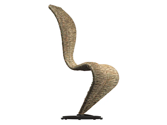 Кресло из ротанга или соломы Cappellini S Chair TD_1 фабрика Cappellini из Италии