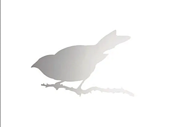 Настенное зеркало из стекла Driade Snijder Bird фабрика Driade из Италии