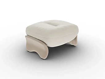 Кожаный пуф POLTRONA FRAU Squash фабрика POLTRONA FRAU из Италии