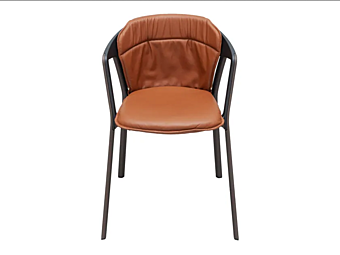 Кресло из полипропилена с интегрированной мягкой спинкой Kristalia Compas 05CMS51 фабрика Kristalia из Италии