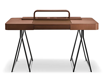 Письменный стол с ящиками из обитой кожи i 4 Mariani Napa фабрика i 4 Mariani из Италии