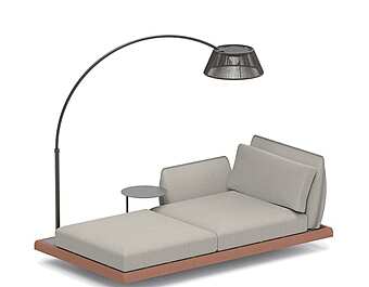 Кушетка композиция 3 для улицы и сада ROYAL BOTANIA Mozaix MZX SET 03 фабрика ROYAL BOTANIA из Италии