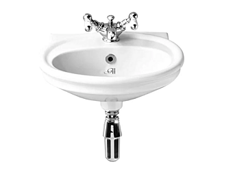 Настенный овальный умывальник из фарфора Hillingdon Gentry Home фабрика Gentry Home из Италии