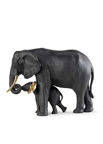 Скульптура LLADRO Leading the way Sculpture. Black-gold. Limited Edition фабрика LLADRO из Италии