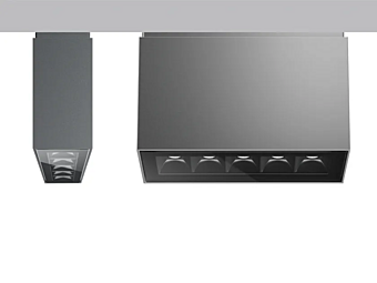 Светодиодная потолочная лампа для улицы из литого алюминия iGuzzini Laser Blade Inout фабрика iGuzzini из Италии