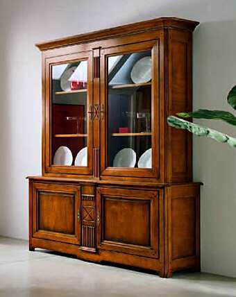 Книжный шкаф из массива дерева BIZZOTTO ITALIA Montsegur C933