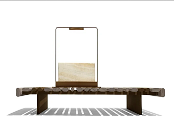 LED настольная лампа из металла GIORGETTI Gea GA347G фабрика GIORGETTI из Италии