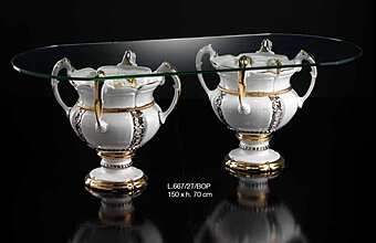 Стол LORENZON Arte e Ceramica L.667/2T/BOP Стол LORENZON Arte e Ceramica L.667/2T/BOP фабрика LORENZON (F.LLI LORENZON) из Италии