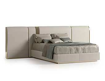 Двуспальная кровать с обитой спинкой BIZZOTTO ITALIA Ginko 490 A