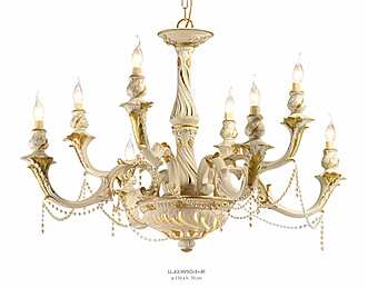 Люстра LORENZON Gem LL.63/AVSO/4+4F фабрика LORENZON (F.LLI LORENZON) из Италии