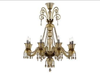 Люстра с кристаллами из коллекции Пастернак MULTIFORME SK1035-8-F фабрика MULTIFORME из Италии