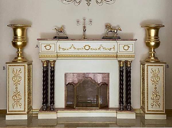 Композиция камина Modenese Gastone фабрика MODENESE GASTONE из Италии. Фото №1