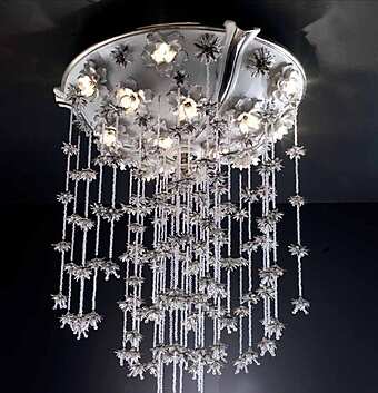 Люстра LORENZON Creazioni Luminose LS.30/1/BP/SW/18F фабрика LORENZON (F.LLI LORENZON) из Италии