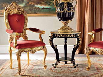 Кресло с обивкой и подлокотниками MODENESE GASTONE 13503 фабрика MODENESE GASTONE из Италии