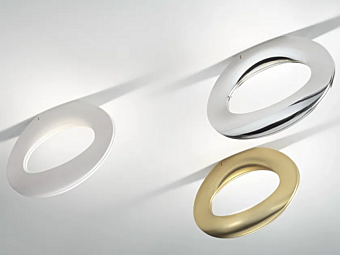 Потолочный светильник из алюминия Fabbian Enck фабрика Fabbian из Италии