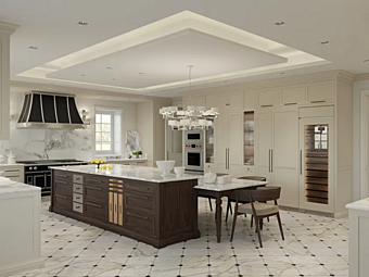 Кухня в английском стиле с островом из дерева Martini Interiors Beth Кухня в английском стиле с островом из дерева Martini Interiors Beth фабрика MARTINI INTERIORS из Италии