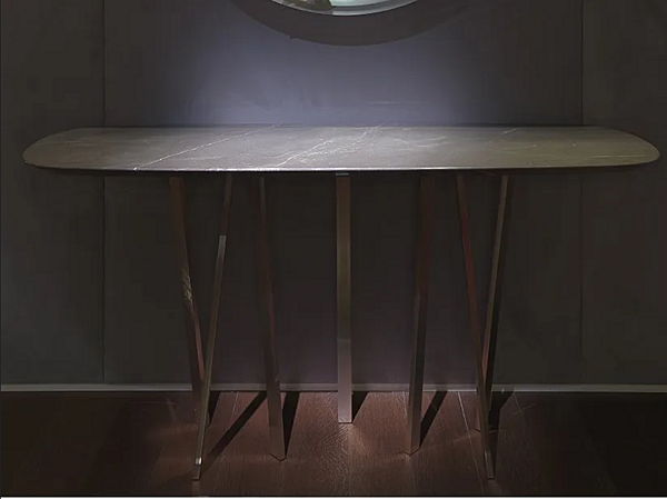 Консольный стол из мрамора для прихожей PAOLO CASTELLI For Hall Console TAV.FORH.202 фабрика Paolo Castelli из Италии. Фото №7