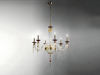 Люстра с кристаллами Сваровски Julienne L6 Euroluce Lampadari фабрика EUROLUCE LAMPADARi из Италии