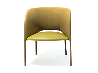 Кресло с обивкой и подлокотниками MOROSO Yumi 830 фабрика Moroso из Италии