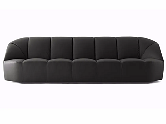 Диван из кожи с мягкой спинкой Gallotti&Radice CLOUD фабрика Gallotti & Radice из Италии