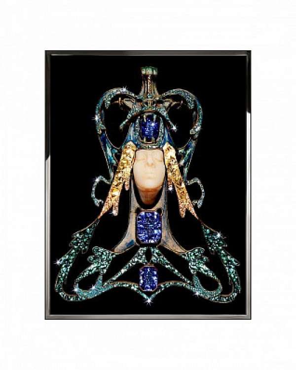 Панно, картина VISIONNAIRE (IPE CAVALLI) LADY DRAGON Salone del Mobile Milano