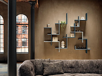 Плавающая деревянная книжная полка LAGO Lagolinea 2640 2640 фабрика LAGO из Италии