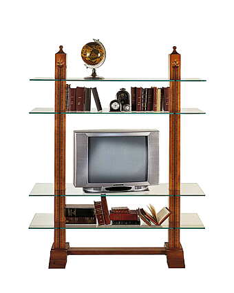 Разделяющая книжная полка из дерева CARPANELLI Fiordiloto D216 фабрика CARPANELLI из Италии