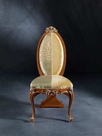 Обитое деревянное кресло для туалетного столика CARPANELLI Vanity intagliata SE46 фабрика CARPANELLI из Италии