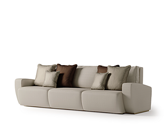 Диван с мягкой обивкой из кожи BIZZOTTO ITALIA Dune 6093 фабрика Bizzotto Italia из Италии