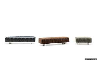 Банкетка MINOTTI Quincy Chevron Банкетка MINOTTI Quincy Chevron фабрика Minotti из Италии