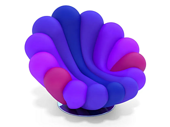 Кресло с обивкой из ткани GIOVANNETTI Anemone Кресло с обивкой из ткани GIOVANNETTI Anemone фабрика GIOVANNETTI из Италии