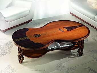 Кофейный столик из дерева с круглой столешницей CARPANELLI Pois TL36 фабрика CARPANELLI из Италии