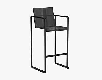Барный стул для улицы и сада ROYAL BOTANIA Alura ALR 43 T.. фабрика ROYAL BOTANIA из Италии
