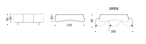 Буфет CATTELAN ITALIA Giorgio Cattelan BLUES фабрика CATTELAN ITALIA из Италии. Фото №3