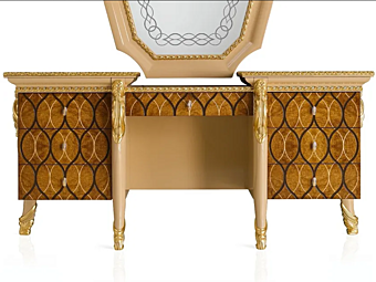 Туалетный столик из дерева с зеркалом A.R.ARREDAMENTI SRL Harmony 380 фабрика A.R.ARREDAMENTI SRL из Италии