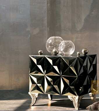 Деревянная прикроватная тумбочка с ящиками BIZZOTTO ITALIA Diamond 391 фабрика Bizzotto Italia из Италии