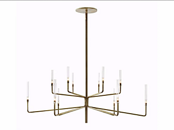LED люстра из латуни с диммером Gallotti&Radice Epsilon LED люстра из латуни с диммером Gallotti&Radice Epsilon фабрика Gallotti & Radice из Италии
