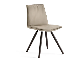 Стул с обивкой из кожи Eforma  Lara фабрика Eforma из Италии