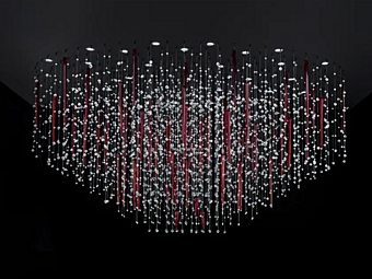 LED подвесная лампа из кристалла Riflessi Ellipse Project Euroluce Lampadari LED подвесная лампа из кристалла Riflessi Ellipse Project Euroluce Lampadari фабрика EUROLUCE LAMPADARi из Италии