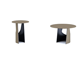 Кофейный столик круглой формы из металла коллекции Ellipse PAOLO CASTELLI TAV.ELLI.110,  TAV.ELLI.120 фабрика Paolo Castelli из Италии