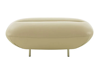 Пуф обитый кожей LIGNE ROSET Manarola 14090355 фабрика LIGNE ROSET из Италии