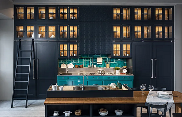 Кухня с островом из материала MARCHI GROUP Icon фабрика MARCHI CUCINE из Италии. Фото №7