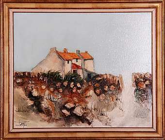 Картина Italy art. AM9 Дом на камнях
