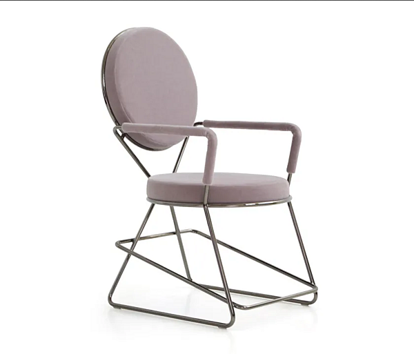 Кресло с подлокотниками обитое тканью MOROSO Double Zero 0NL фабрика Moroso из Италии. Фото №2