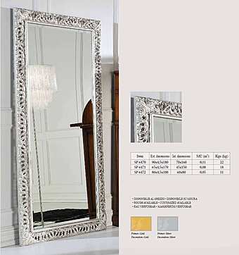 Зеркало TONIN CASA Classic Collection SP 6470 Зеркало TONIN CASA Classic Collection SP 6470 фабрика TONIN CASA из Италии