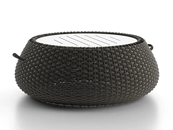 Низкий садовый боковой столик из акрила Atmosphera Ludo PF.OUT.LU.TB фабрика ATMOSPHERA из Италии