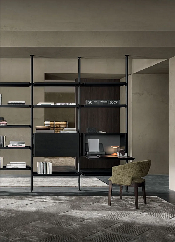 Ковёр из бамбукового шелка с оптическим узором Vibrazioni Molteni & C фабрика Molteni & C.(+VITRA) из Италии. Фото №2