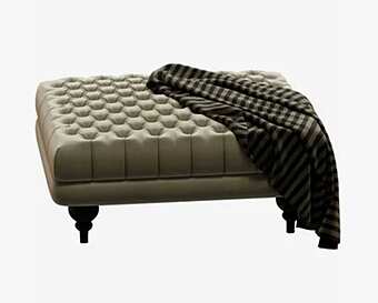 Пуф с мягкой обивкой BAXTER Diana Chester фабрика BAXTER из Италии